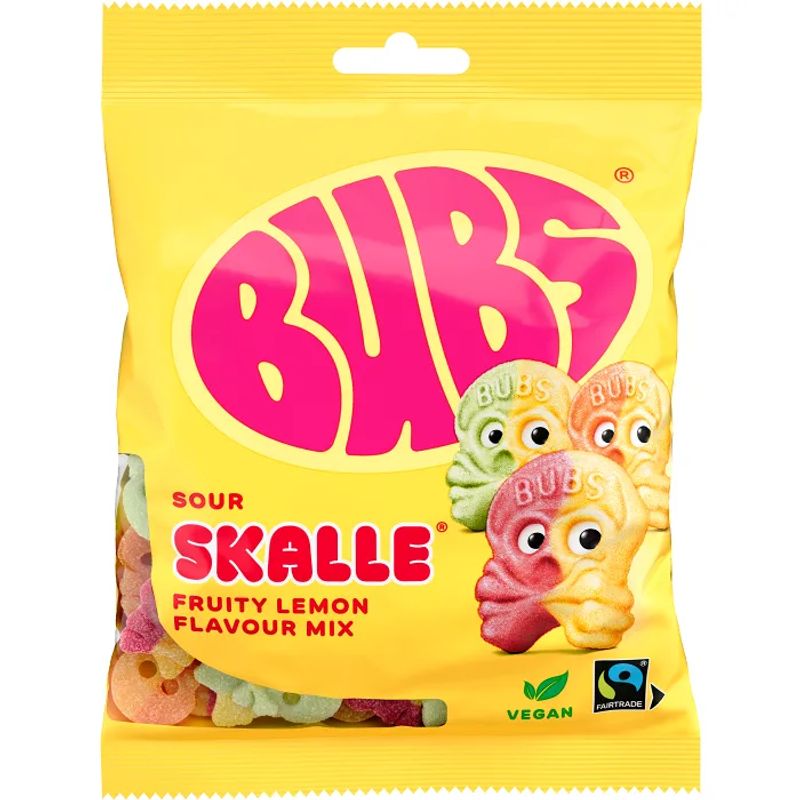 Bubs Hodeskaller 90g | Flere smaker