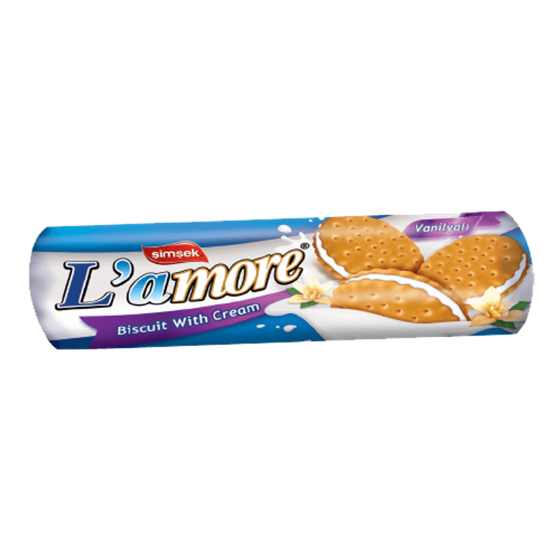 Simsek L Amore Double Biscuits Vanilla 150 g