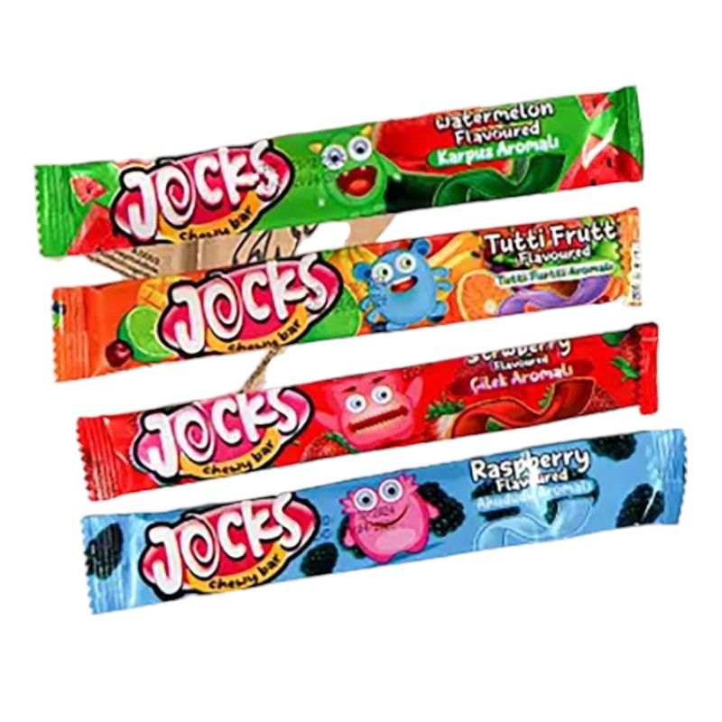 Jellioo Jocks Chewy Bar Fruit Caramel