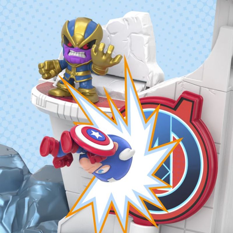 Marvel Stunt Squad Mini Playset - Captain America vs Thanos