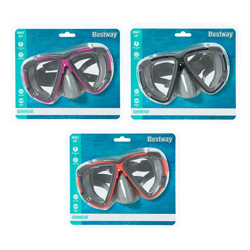 Bestway Dykkemaske Dominator 14år+ | Tre farger