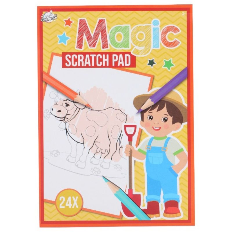 Magic Scratch Pad 24 pages A5 | 6 different variants
