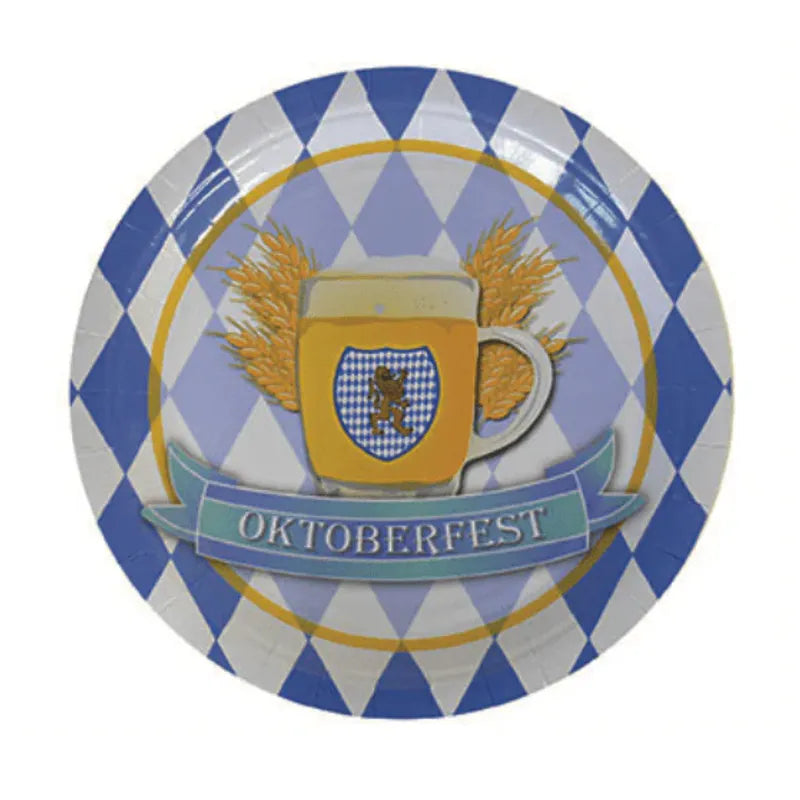 Plates - Oktoberfest - 23cm - 8pk