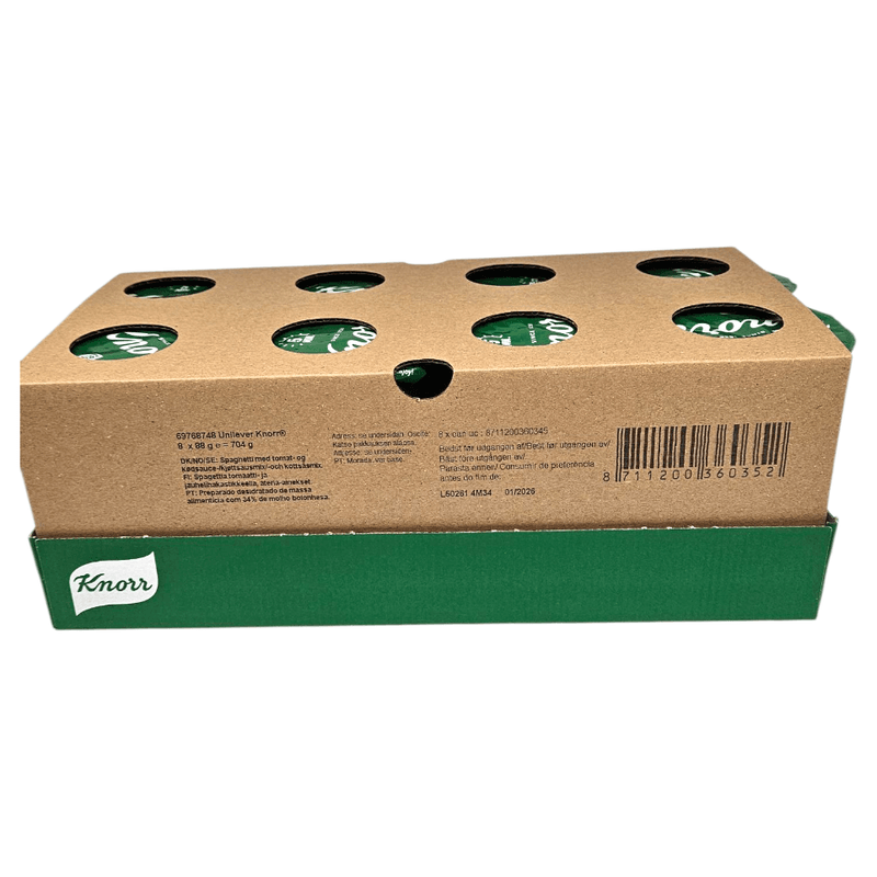 Knorr Snack Pot Bolognese XXL 8x88g | Large pack of quick meals