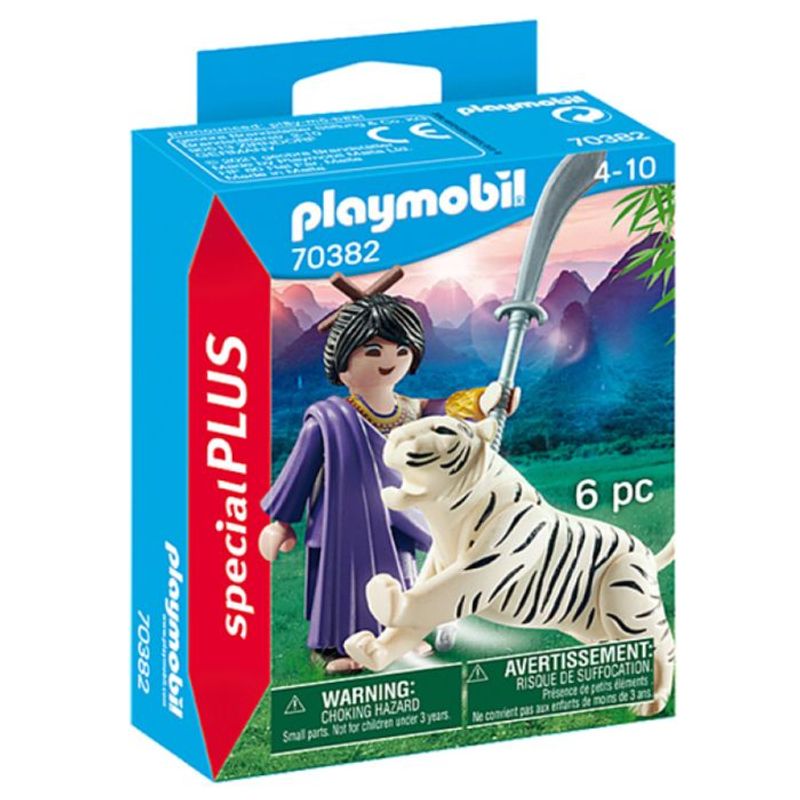 Playmobil Special Plus - Warrior with tiger 70382
