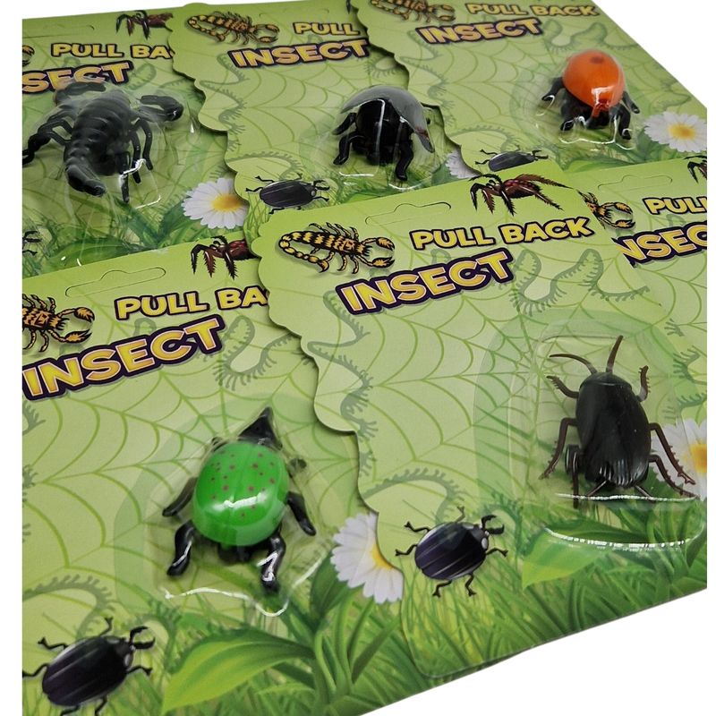 Insektsformede Pullback Biler | 6ass
