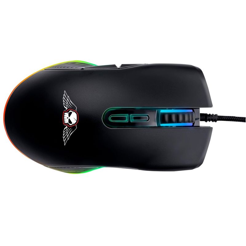 No Fear Gamingmus 7200dpi RGB Lys
