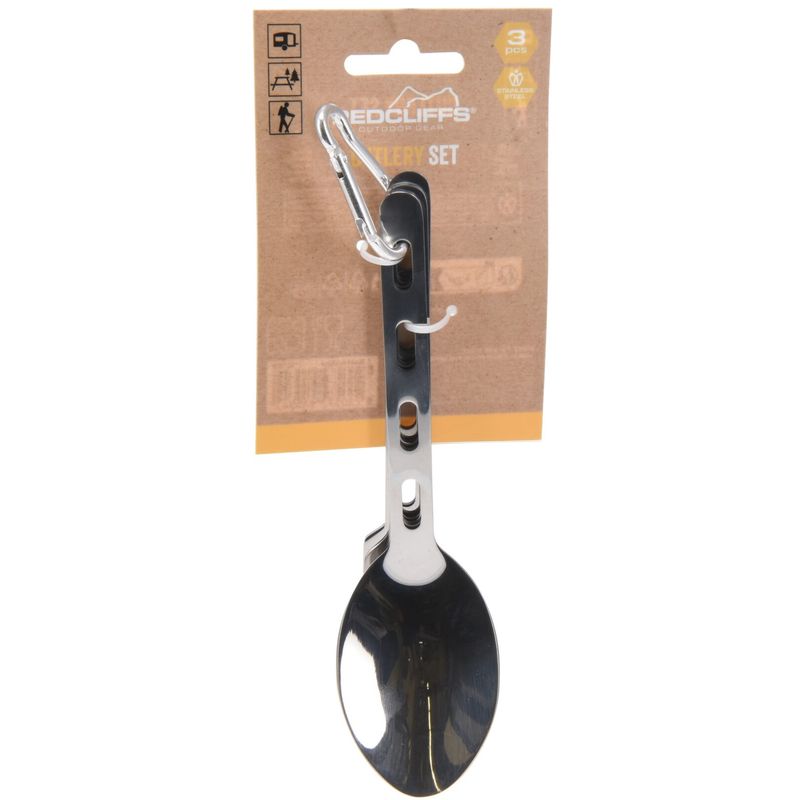 Redcliffs Metal Hiking Cutlery 3 pieces