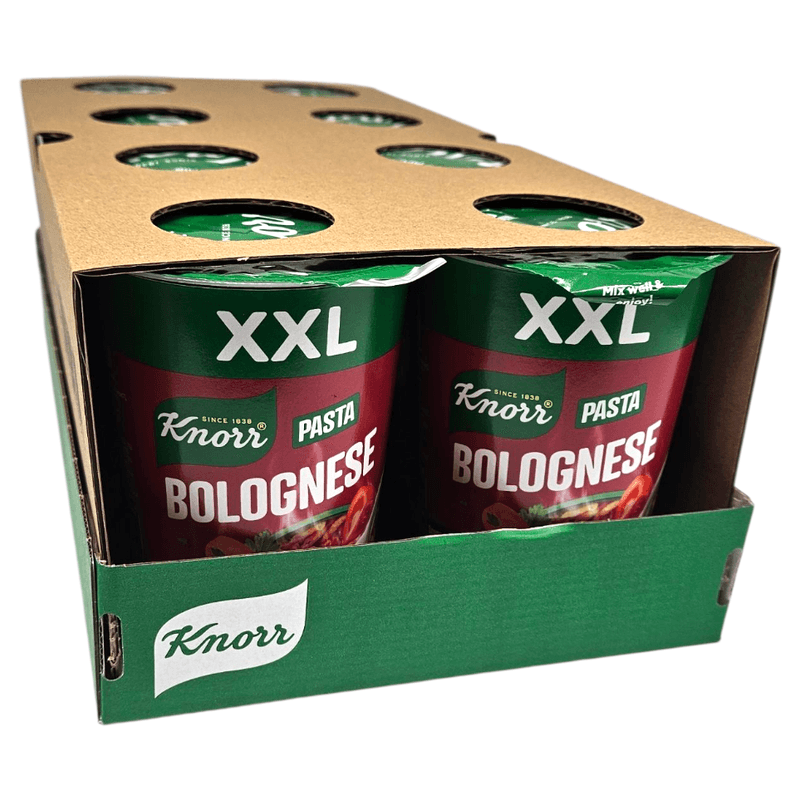 Knorr Snack Pot Bolognese XXL 8x88g | Large pack of quick meals