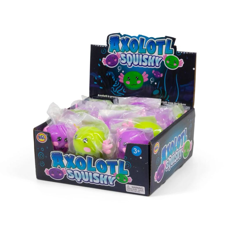 Myk axolotl squishy - Klemmeleke stressleke