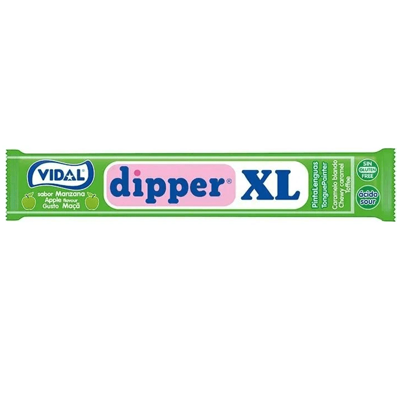 Vidal XL Dipper Green Apple 100x10.5g Large Pack