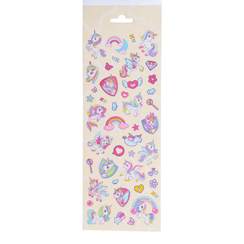 Unicorn stickers 4 sheets