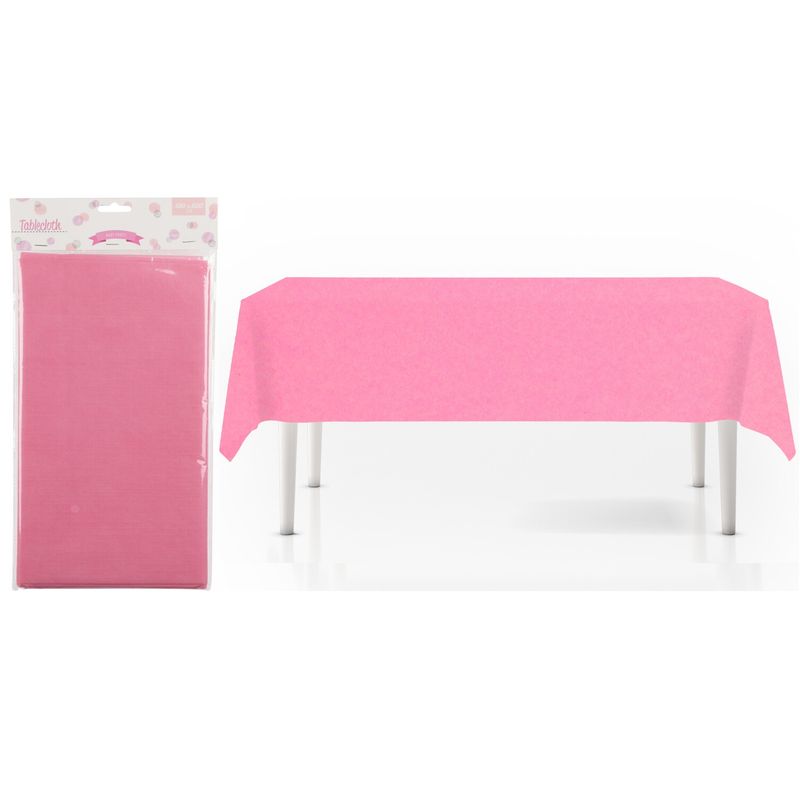 Bordduk Plast Lyserosa 220x130cm