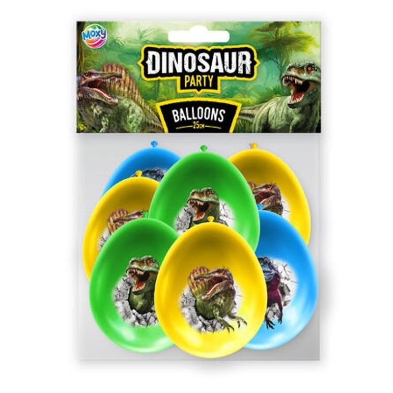 Dinosaur Party Box 43 deler | Komplett bursdagssett med dinosaurtema