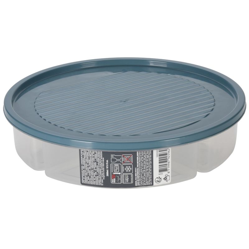 Food Storage Box 2000ml |Round| 5 Compartments