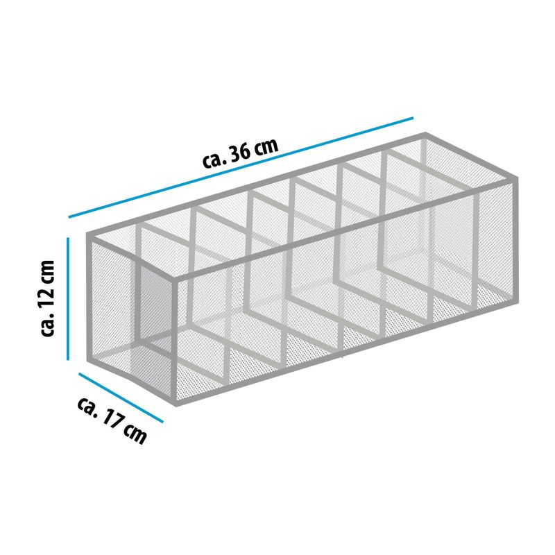 Alpina Soft Storage Box for Wardrobe | 7 Compartments