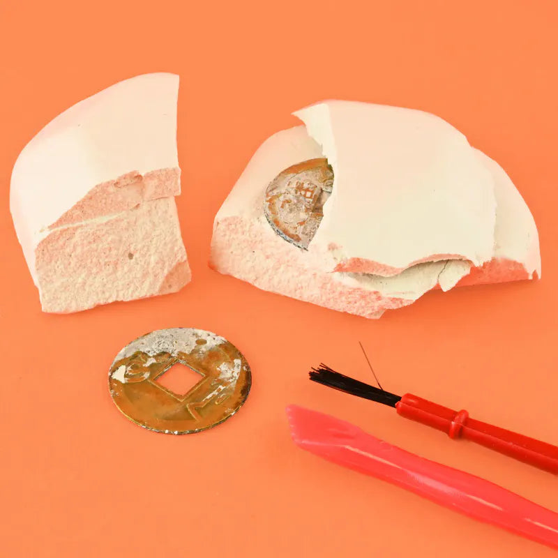 Dig It Out Gold 7cm | Excavation set gold