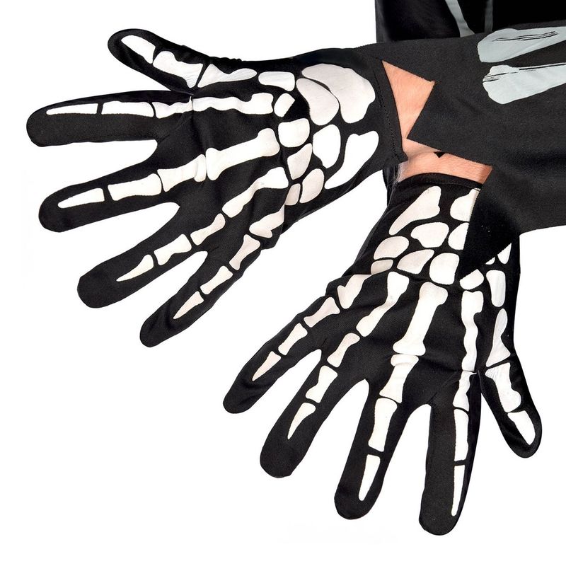 Skeleton Gloves Adult