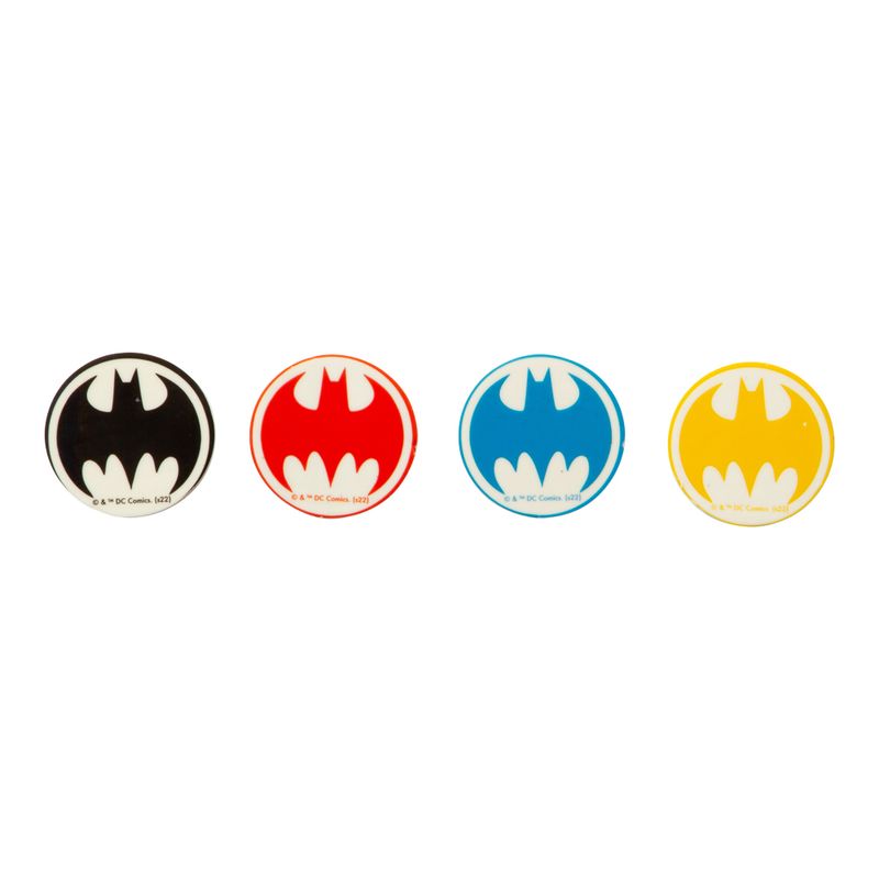Batman viskelær 4pk | Lisensierte skolesaker