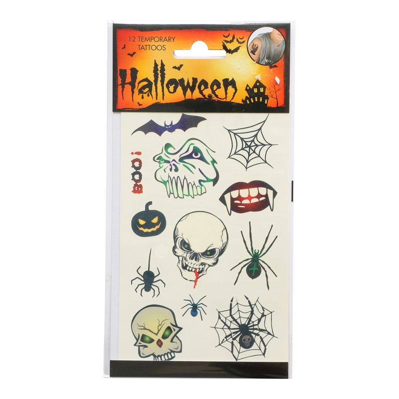 Temporary Tattoos Halloween - theme