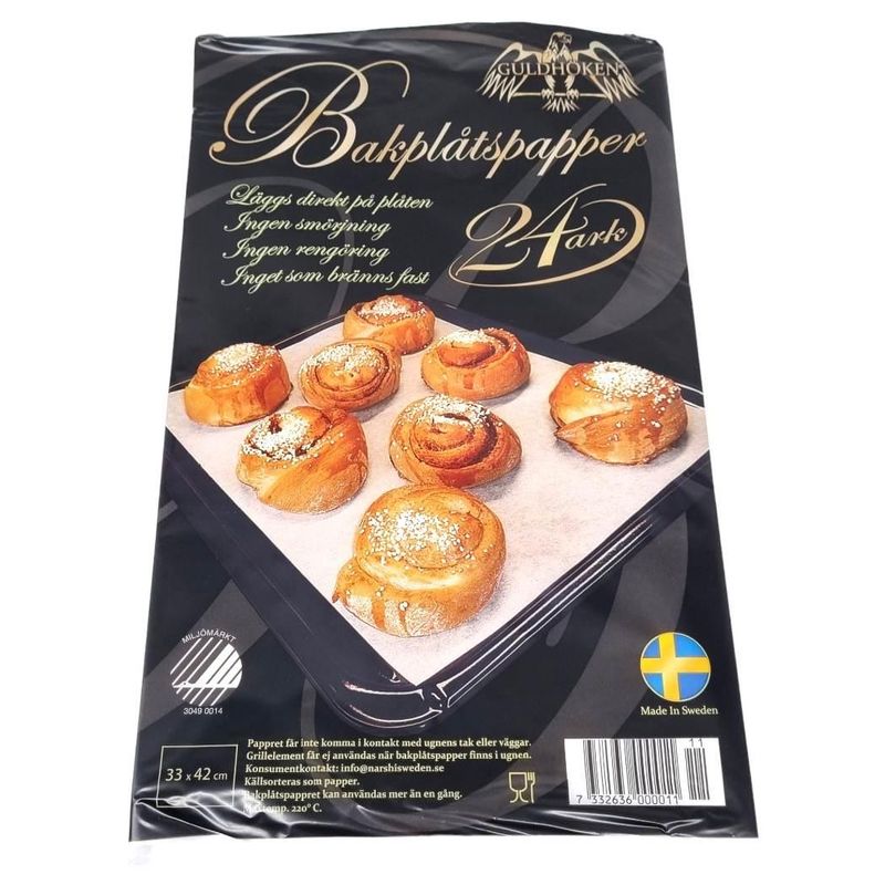 Bakepapir Silikonbelagt 33x42cm 24stk