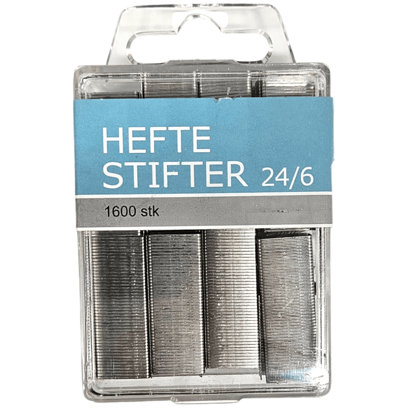 Heftestifer 1600stk Stadard 24/6