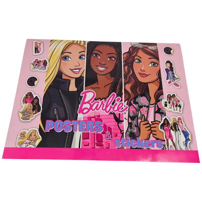 Barbie Tegnebok med klistremerker 42x30cm