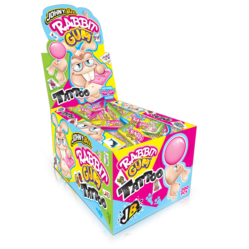 Chewing Gum With Tattoo 200pcs Large Pack
