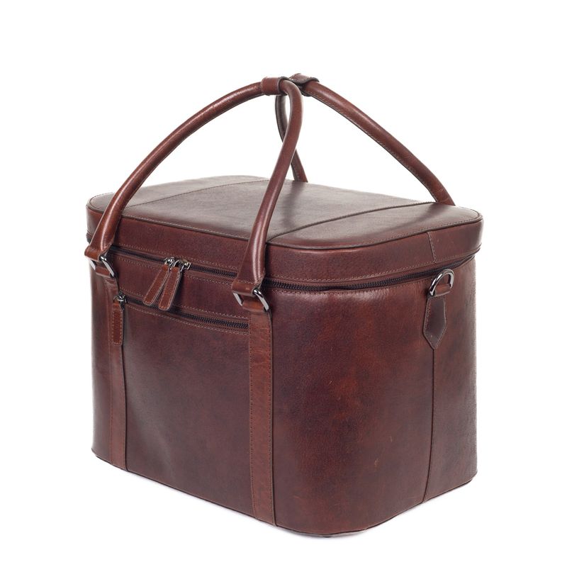 Cooler bag CAB Tylösand 36x29x26 cm Brown Leather