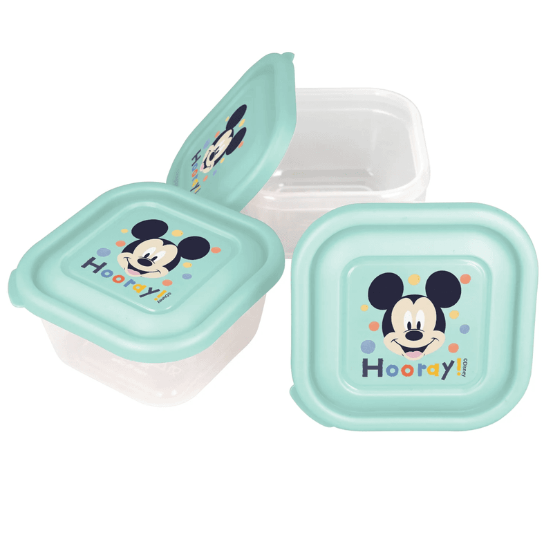 Mickey Mouse Lunch Box 3pk | BPA-free snack box for children