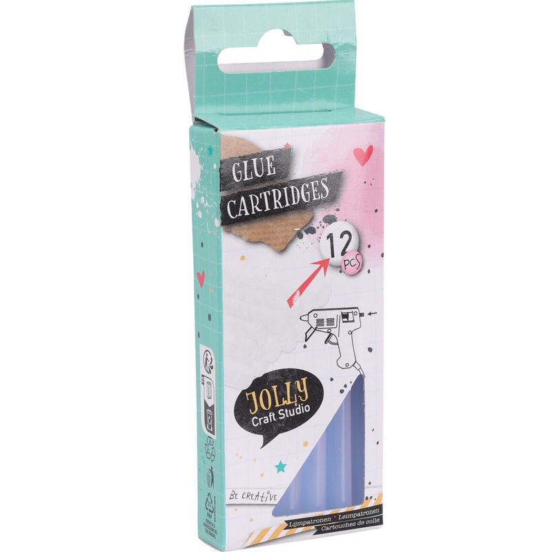 Glue cartridges 12pk 0.7x10cm