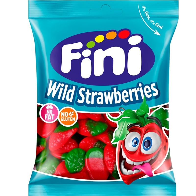 Fini Jordbær i pose 75g