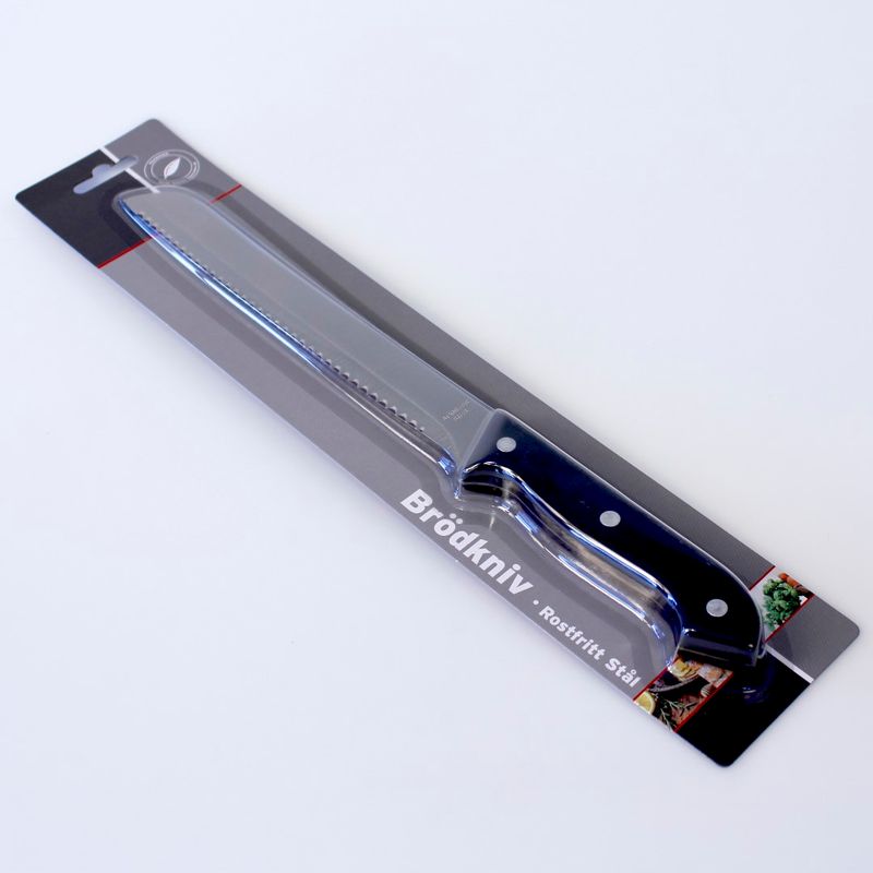 Bread knife with stainless steel serrations 33 cm | Ergonomic design