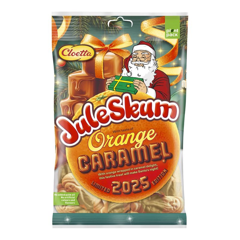 Cloetta Christmas foam Orange Caramel 100g