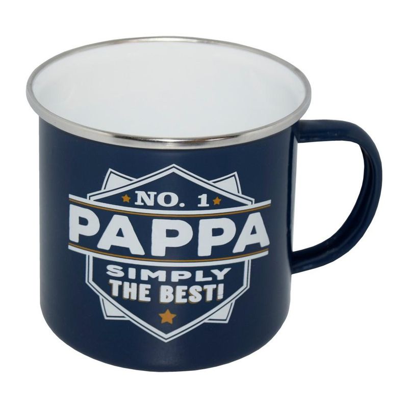 Retro Enamel Mug - Dad