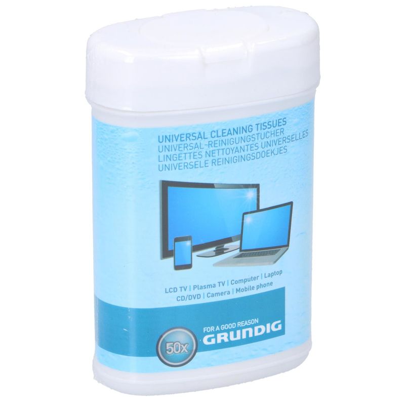 Grundig Skjermrensservietter 50pk