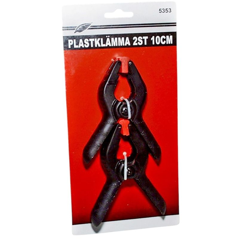 Plastic clamp / Adhesive clamp 2 pack | 10 cm