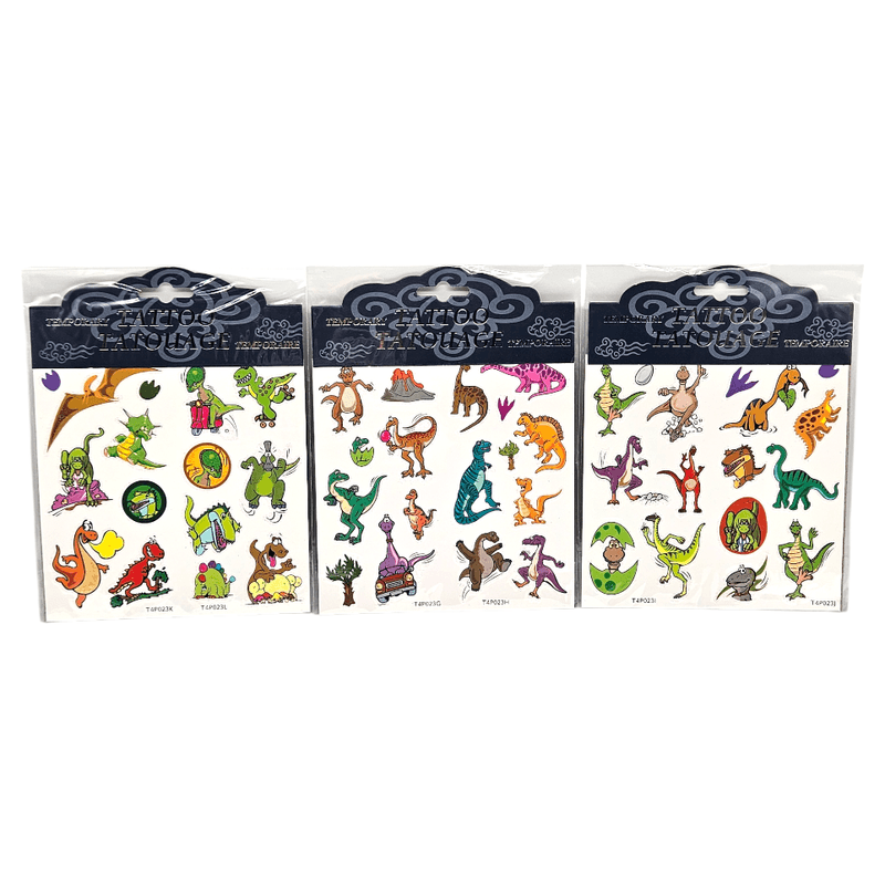 Temporary Tattoos Dinosaur Glitter | 3ass