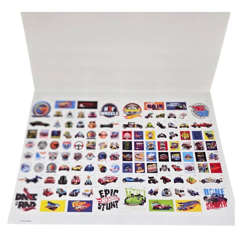Hot Wheels Tegnebok med klistremerker 42x30cm