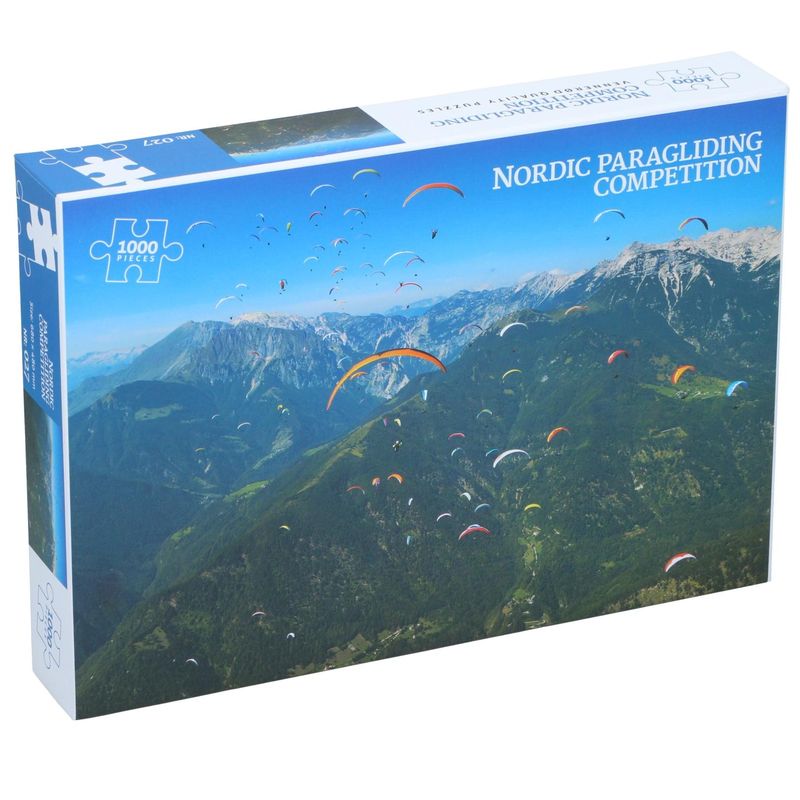 Puzzle 1000 Pieces Nordic Paragliding