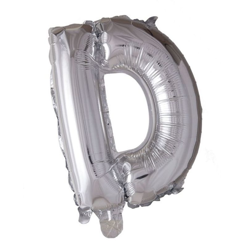 Tinka Foil Letter Balloons 41 cm Silver A to Z