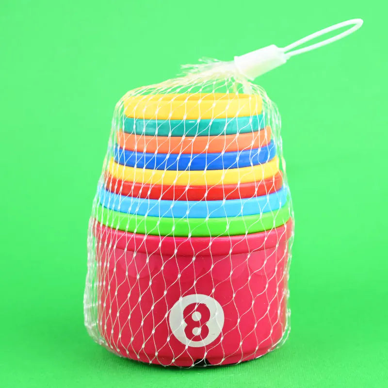 Stacking cups 9pk | Toys with numbers and colors
