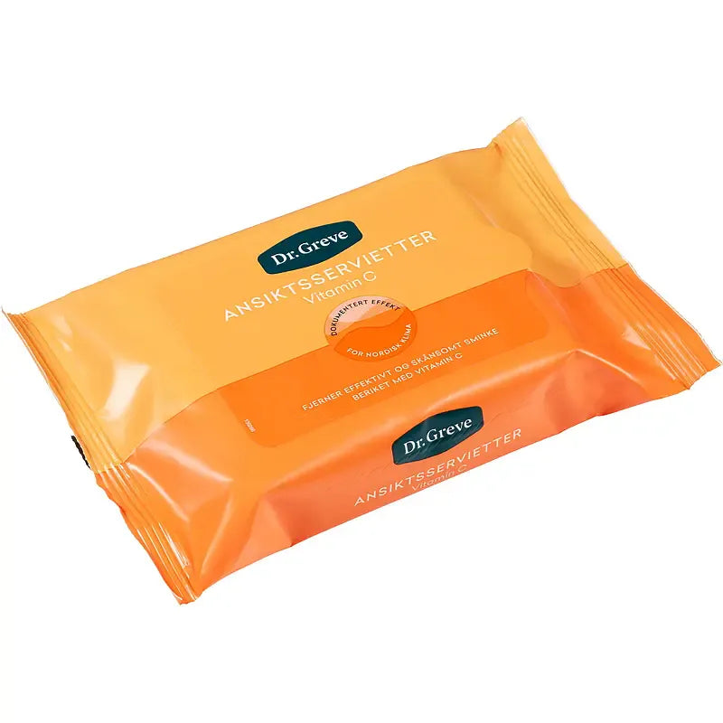 Dr. Greve Facial Wipes Vitamin C 20pcs | Gentle without perfume