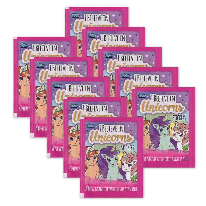 10pk I believe in Unicorns Samleklistremerker 50stk (Storpakk)