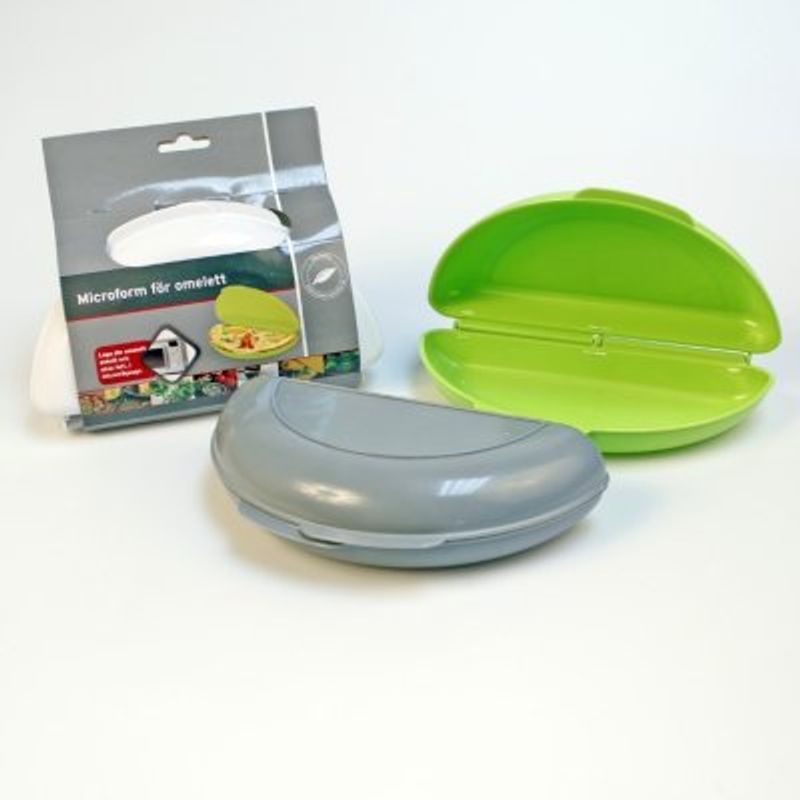 Omelette pan for microwave