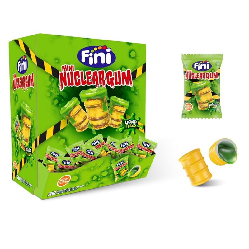 Fini Mini Nuclear gum display 200pcs Large pack