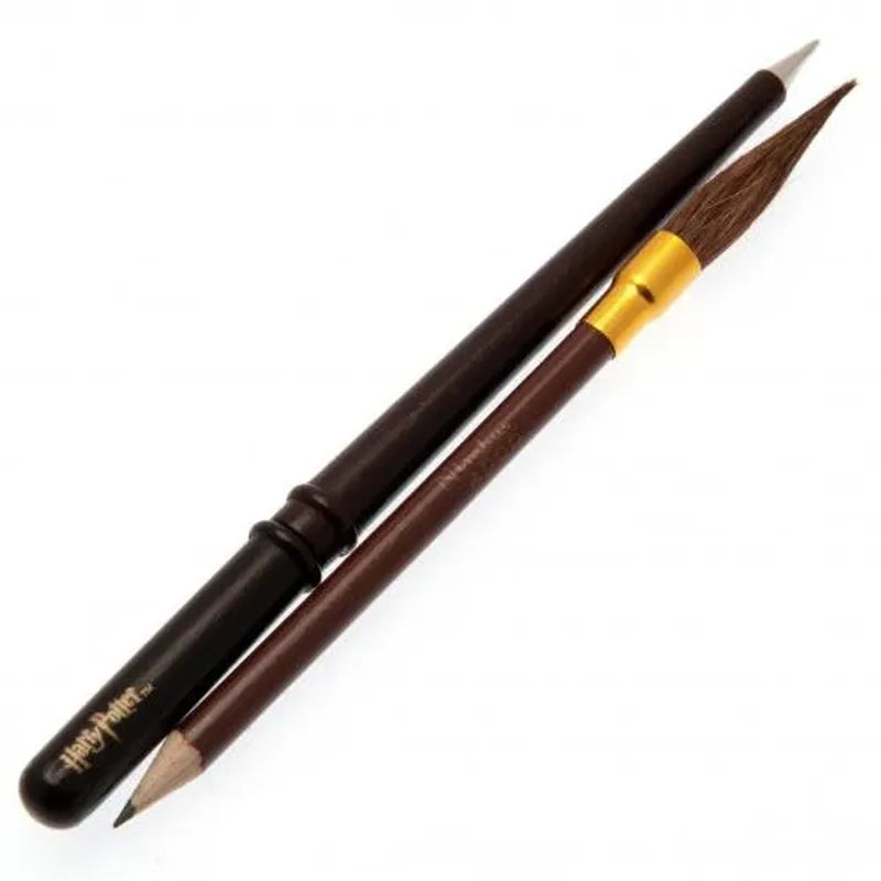 Harry Potter Ballpoint Pen and Pencil | Wand and Nimbus 2000