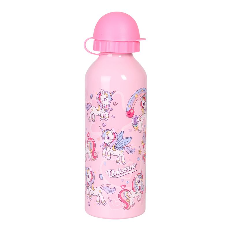 Unicorn Drinking Bottle 500ml In Metal