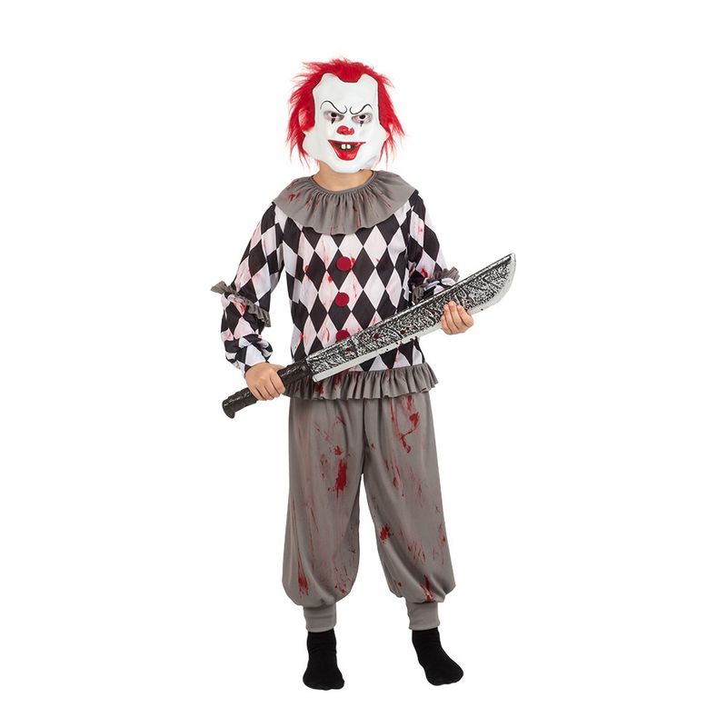 Creepy Killer Clown - Clown Costume for Kids