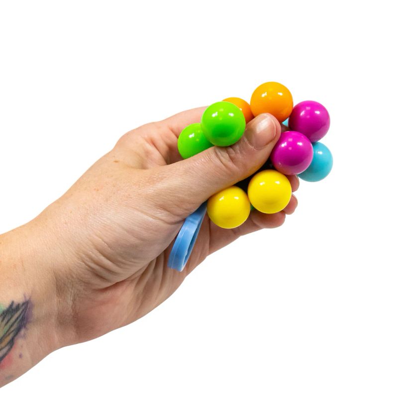 Atomic fidget ball keyring - Stressleke nøkkelring